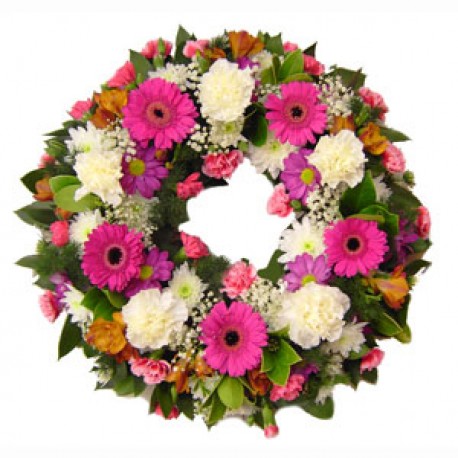 loose style funeral wreath