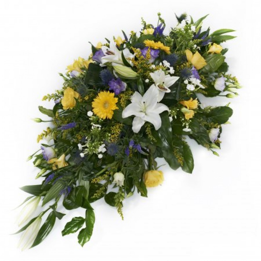 Traditional Double Ended Coffin Spray Daisy Chain